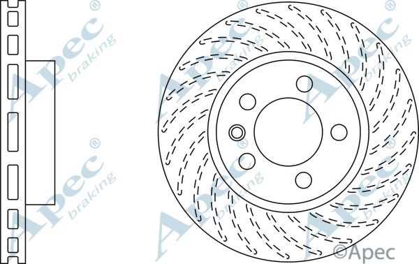 APEC BRAKING Тормозной диск DSK2309